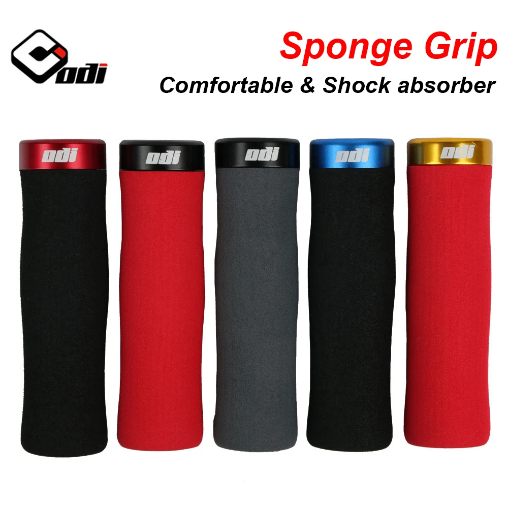 

ODI MTB Grips Lock on Bike Handlebar Cover Sponge Soft Mountain Bicycle Handles Cuff Shock Absorber Bicycle Handle Bar Grip Part