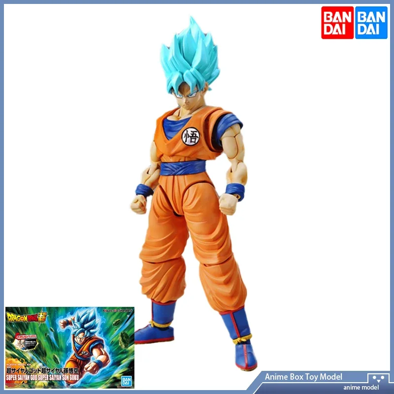 

DRAGON BALL Bandai FRS Super Saiyan GOD SON GOKU Assembly model Anime Figure Toy Gift Original Product
