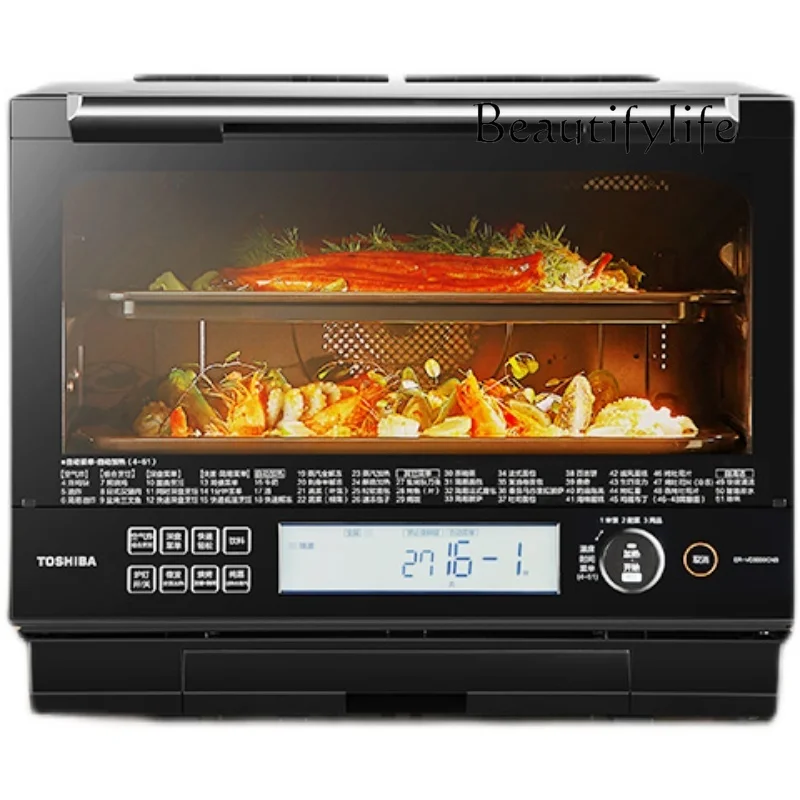 

Toshiba's new microwave oven micro-steaming, baking and frying four-in-one machine frequency conversion water wave oven oven