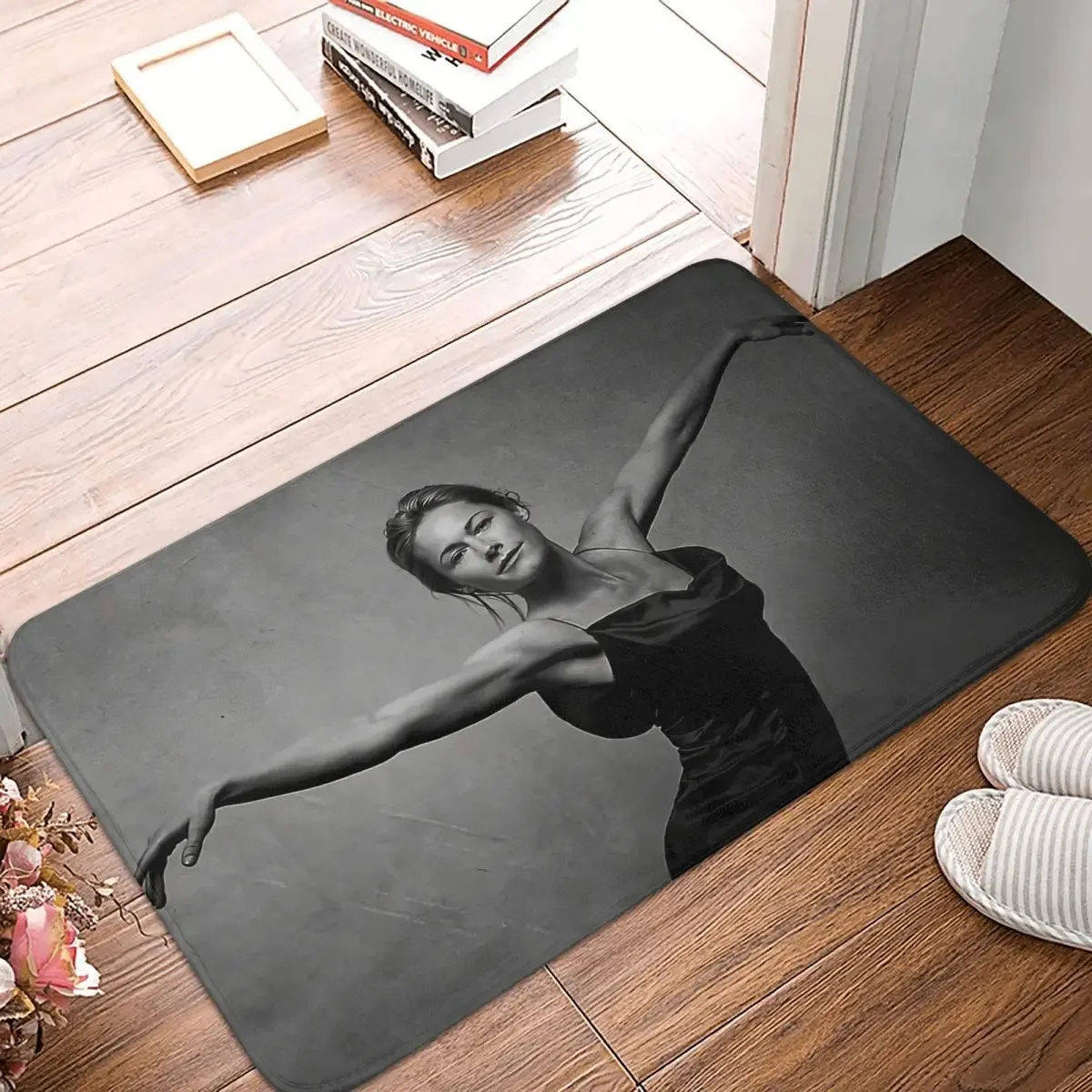 Helene Fischer German Russian Pop Singer Non-Slip Carpet Peter Lindbergh Doormat Living Room Bathroom Mat Entrance Door Home Rug