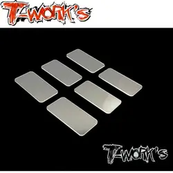 Original T works TE-131 1/10 EP 1mm PC Side Wing 40x20mm ( 6pcs. ) Rc part