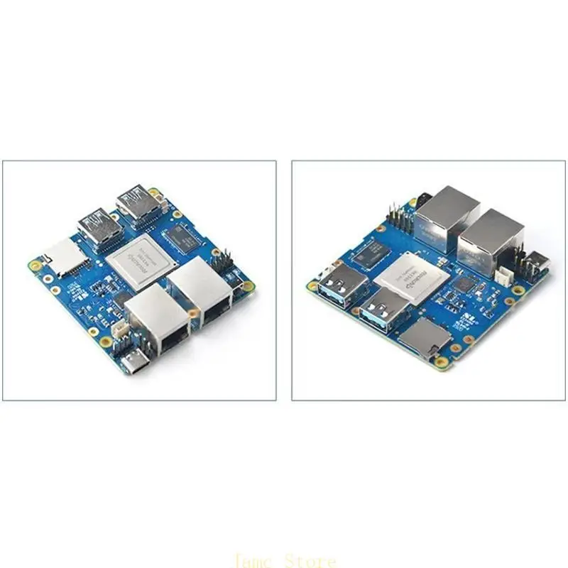 LX0B NANOPI R4S Mini router 1GB/4GB LPDDR4 Full Metal per Shell RK3399 Porta Ethernet a doppia gigabit per IoT NAS per