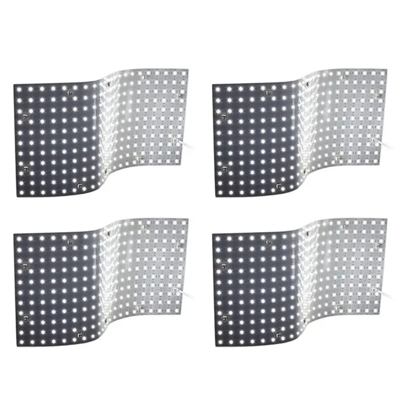 [NEW!A08R】 DC24V 242LED 28W A64Z Flexible LED Panel Sheet Light 490Mm X 245Mm 4Pcs For Kitchen Marble Countertop For Advertising