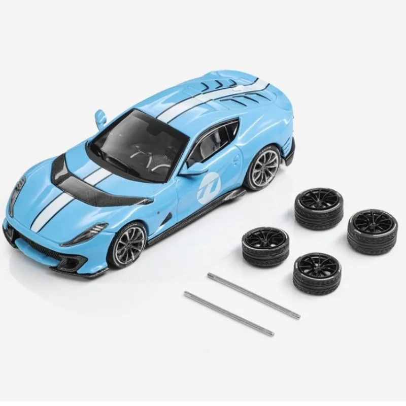 

Модель спортивного автомобиля Fumei TOC 1:64 Super Sports Car 812C из литого сплава, подходит для подростков, в качестве подарка на день рождения или для выставок.