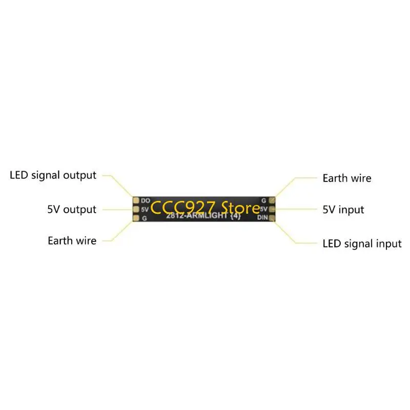 

B03F Enhanced Visual Appeal with 2812 LED Light Strips for FPV Enthusiasts