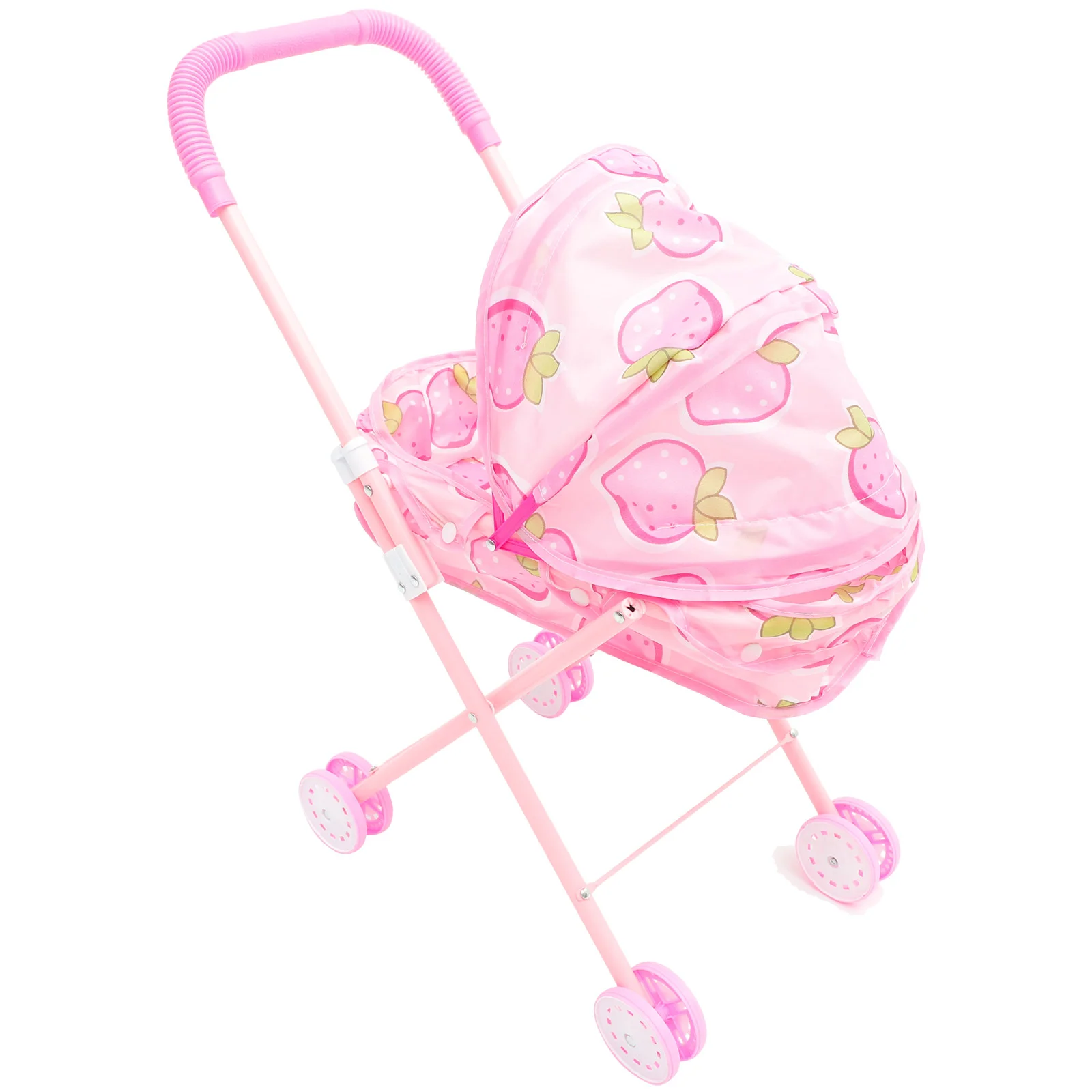 Kinderwagen Speelspeelgoed Spullen Vervoer Versiering Diversen Rek Beweegbaar Model Spelhuisaccessoires Gesimuleerde baby