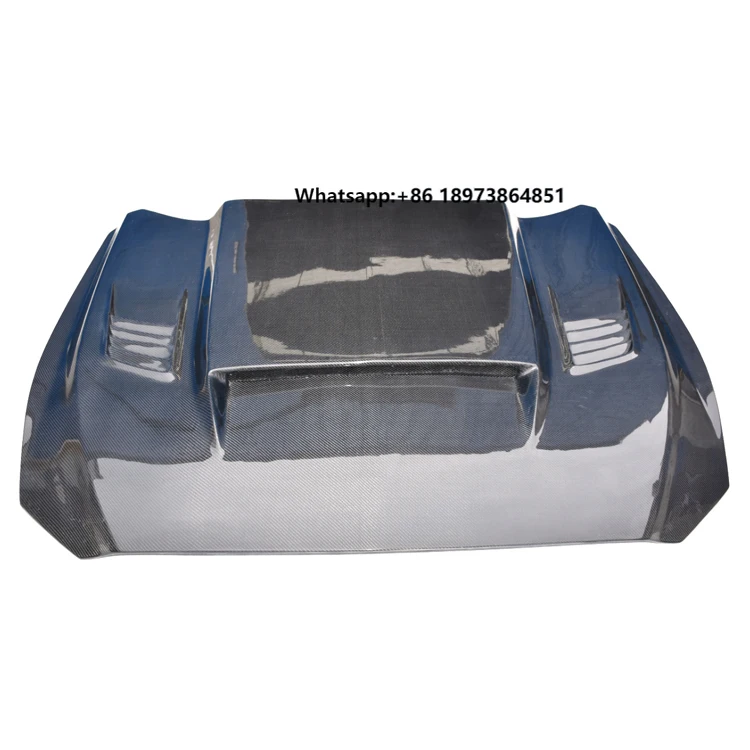 

Auto Car Parts Accessories Carbon Fiber Hood for 2015-2017 Ford Mustang 2.3t