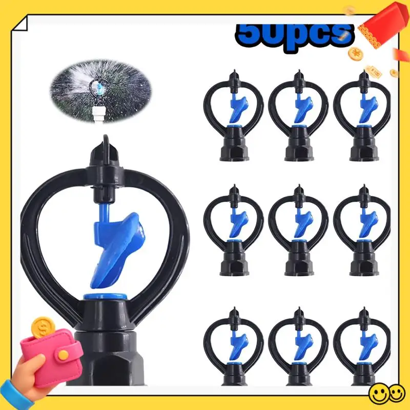 

A89Q-50PCS Butterfly Sprinkler Automatic External Wire Impeller Nozzle 360 Degree Automatic Rotation Sprinkler Irrigation