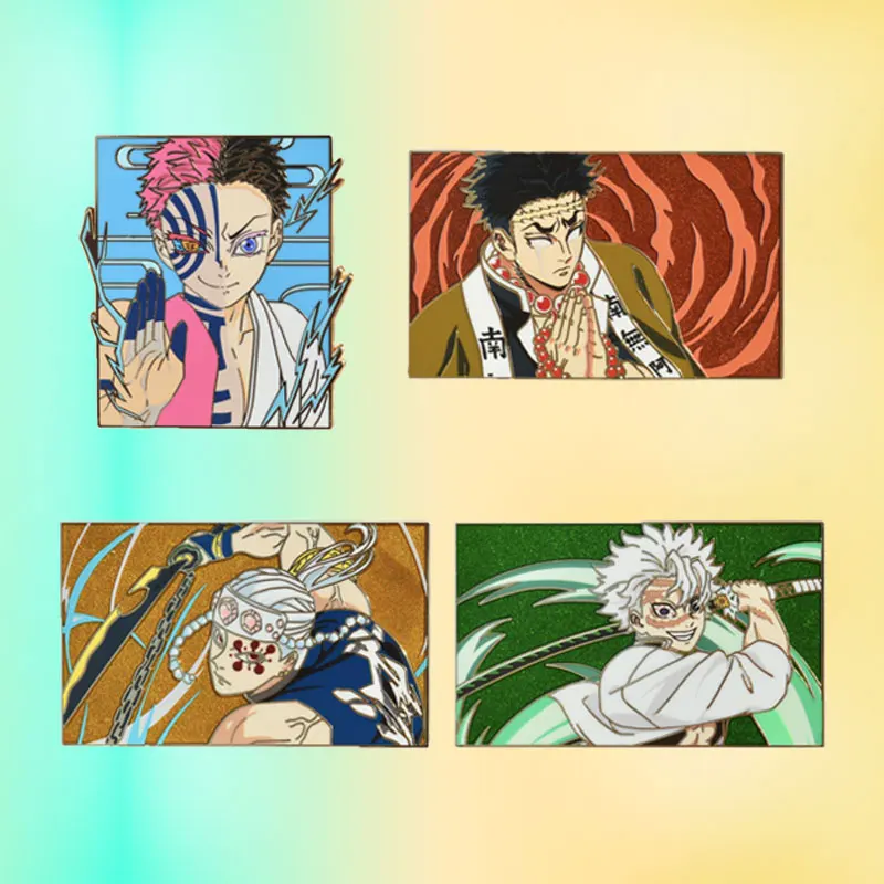 Ultrastrong Strength Anime Characters Metal Badge Exquisitely Crafted Metal Material Exquisite Enamel Pin Friend's Gift
