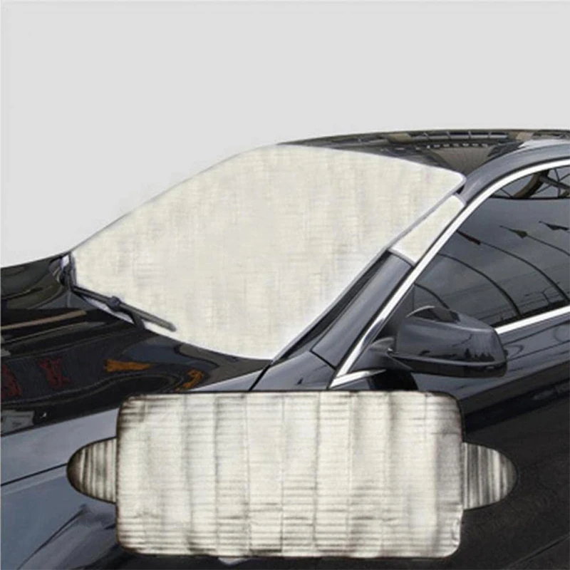 Car Windshield Snow Ice Protector Window Sun Shade Front Rear Windshield Block Cover Visor Auto Exterior accessories 150x70cm