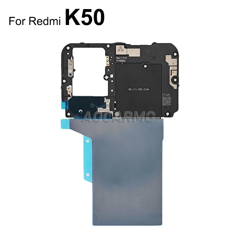 Aocarmo Motherboard Cover With NFC Module Wifi Antenna Signal And Flash Light Flex Replacement For Redmi K50 Ultra K60 k60Pro