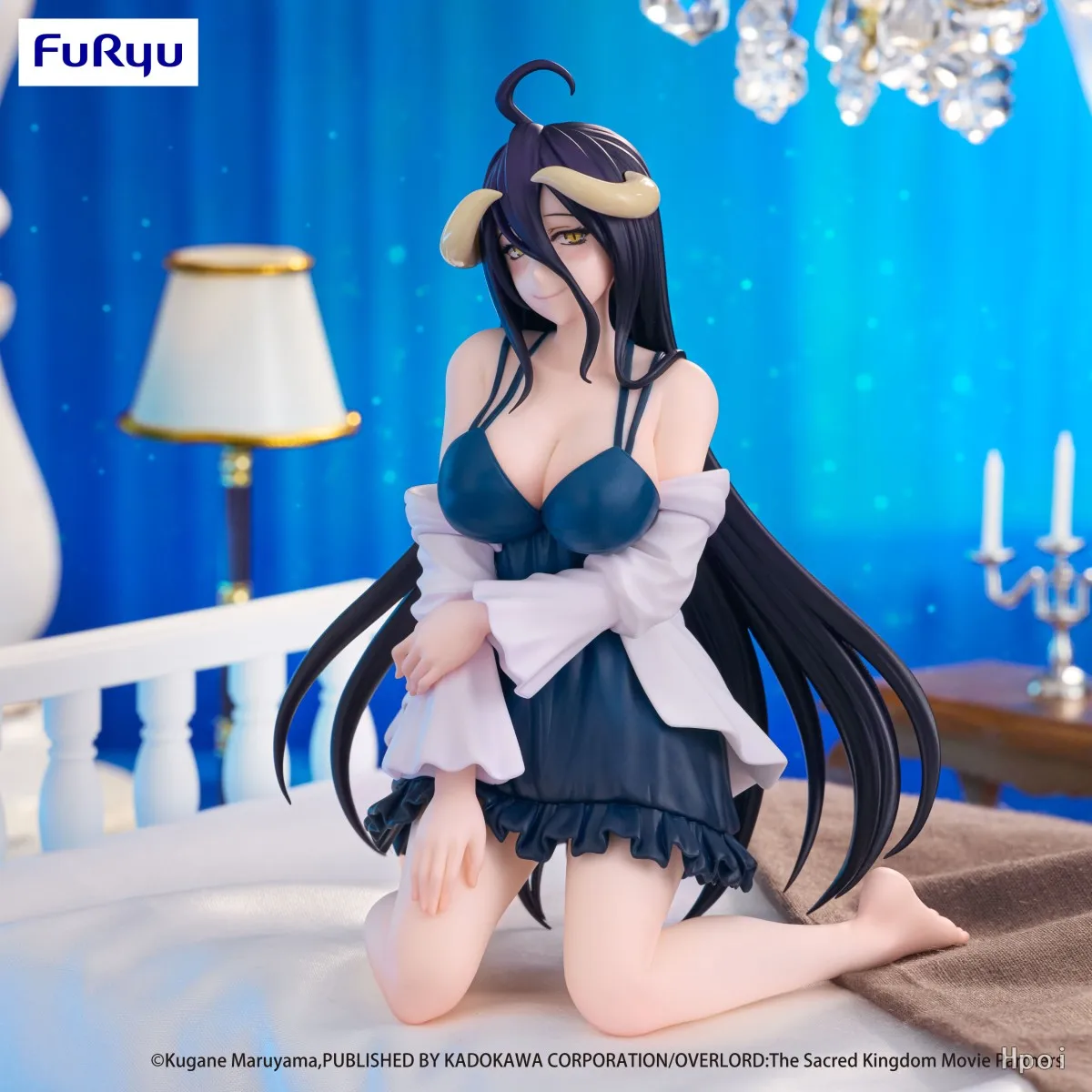 Anime 12cm Overlord Albedo Loungewear figurine bouchon de nouilles Figure nouveau pyjama tenue PVC Collection modèle poupée jouets