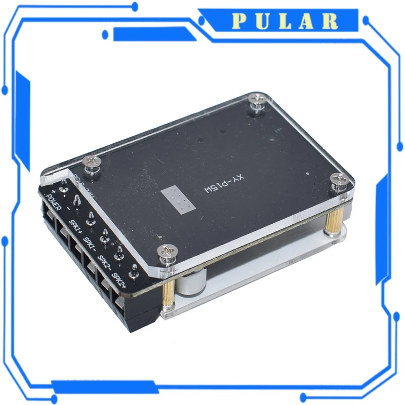 10W/15W/20W Stereo Bluetooth Power Amplifier Board 12V/24V PLR High Power Digital Amplifier Module XY-P15W