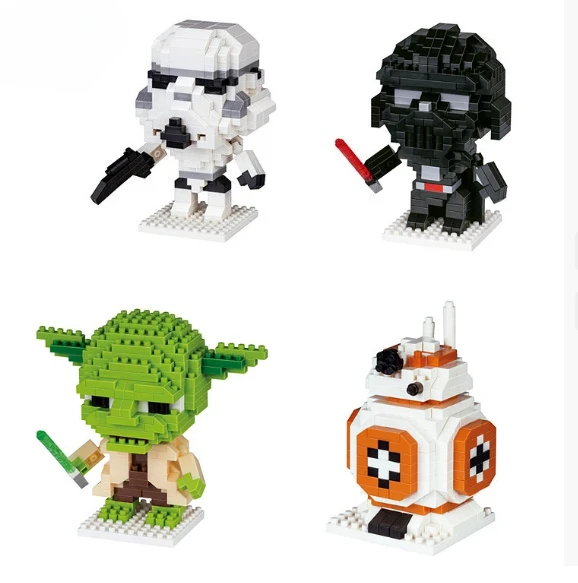 

Micro Building Blocks Cartoon Anime Characters Action Figure Models Kids Toys For Birthday Gifts
