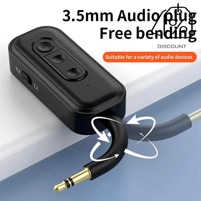 Bluetooth 5.3 Audio Receiver Transmitter Aux Wireless Stereo Music Adapter TF Card Player Handsfree For Car TV PC-Y41A