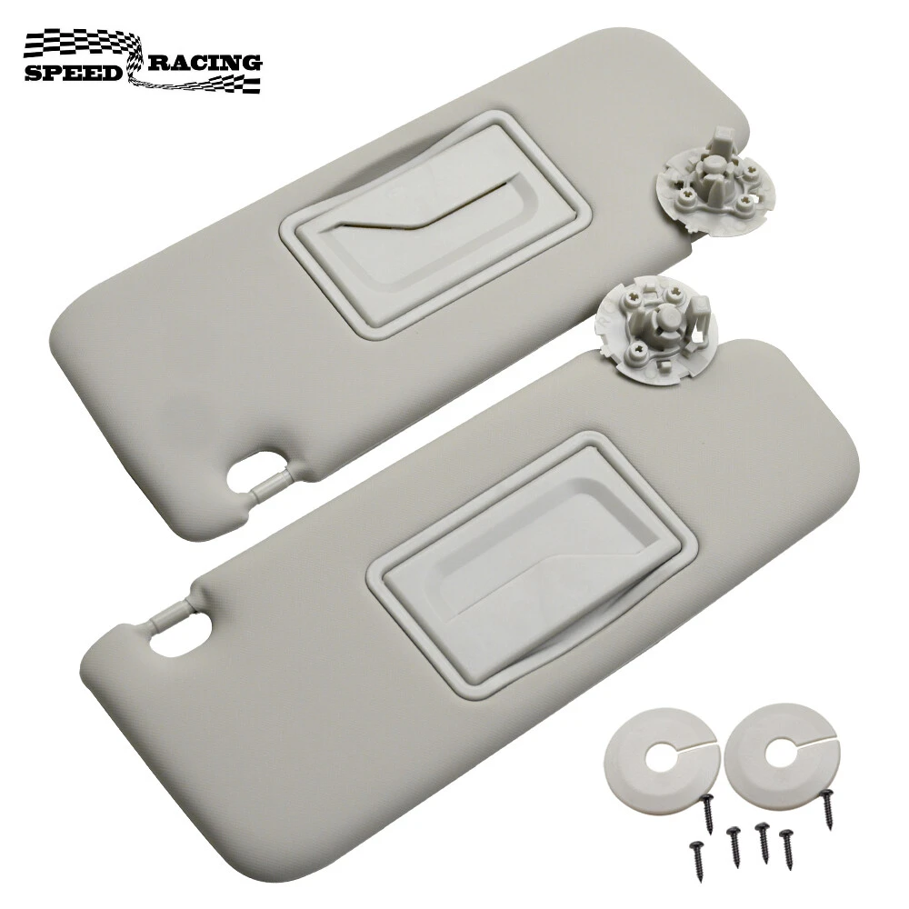 

84126666 84126657 Пара серых солнцезащитных козырьков со стороны водителя и пассажира с зеркалом для Chevrolet Cruze 2017 2018