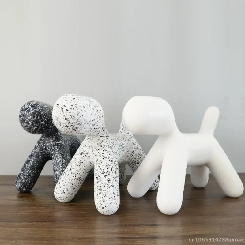 Creative Resin Balloon Dog Abstract Home Entrance Decoration Modern Minimalist Nordic Style TV Wine Cabinet Cafe Decor