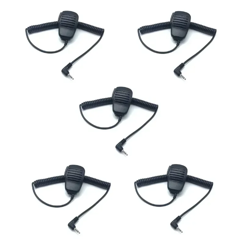 ポータブルスピーカー,pttマイク,yaesu vertex,VX-1R,2r,3r,5r,vx168,vx160,ft60r,VX-3R, VX-5R, FT-60R,ft1dr,ft2dr,ラジオ,5個,1ピン3.5mm