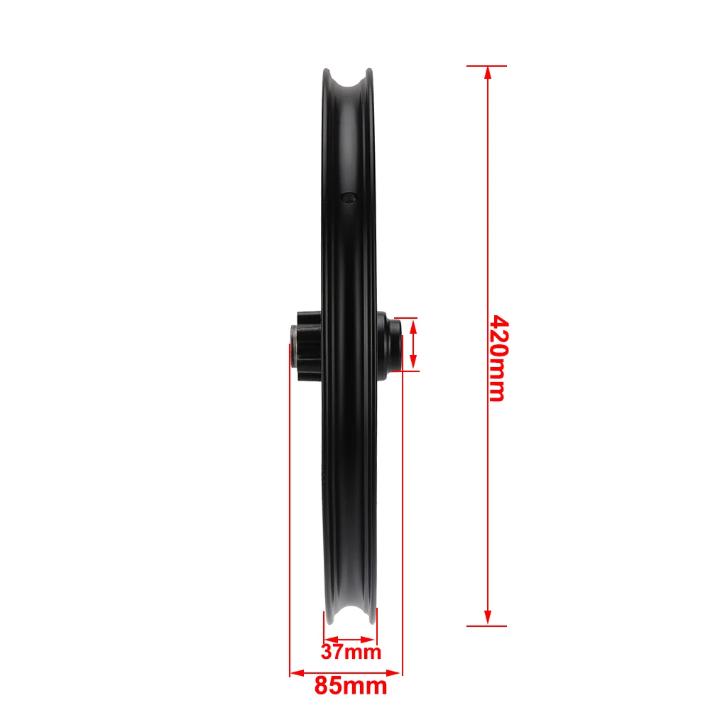 Motorcycle 20 inch Aluminum Alloy Front Rims Disc Brake Wheel Hub For MTB E-bike Electric Scooters City Folding Bicycles Parts image 2
