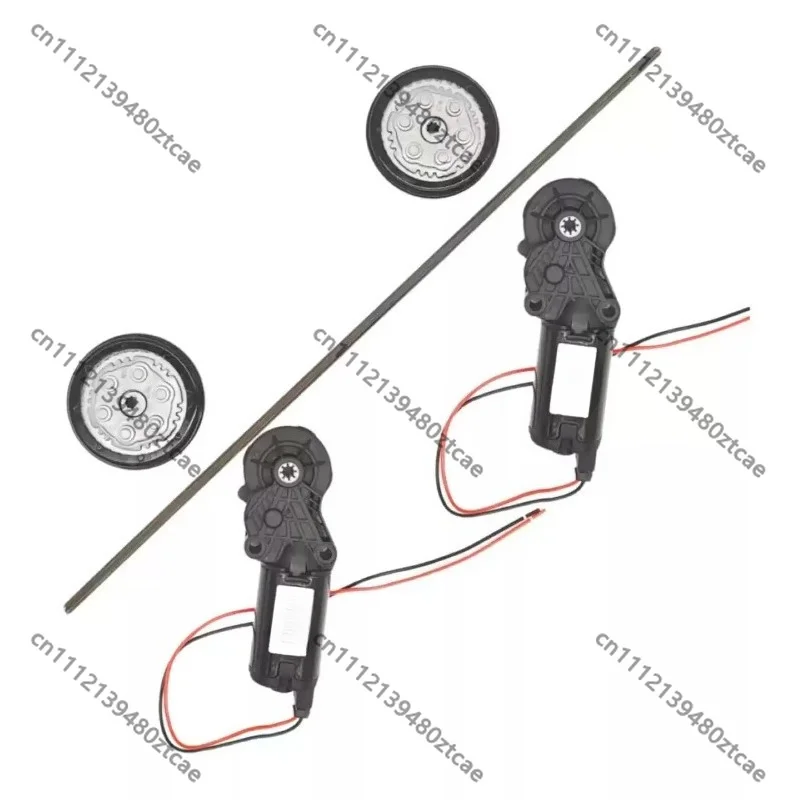 Outer Diameter 83mm Seat Angle Adjuster Core Parts Kit, 12V 2 Wire Adjust Motor With Connector Plug For Electric Car Seat
