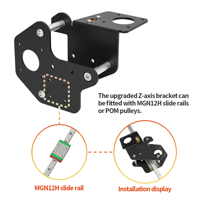 Imagem -04 - Dual z Axis Linear Rail Upgrade Kit Faça Você Mesmo Peças Impressora 3d Eixo x Creality Ender Ender Pro Ender v2