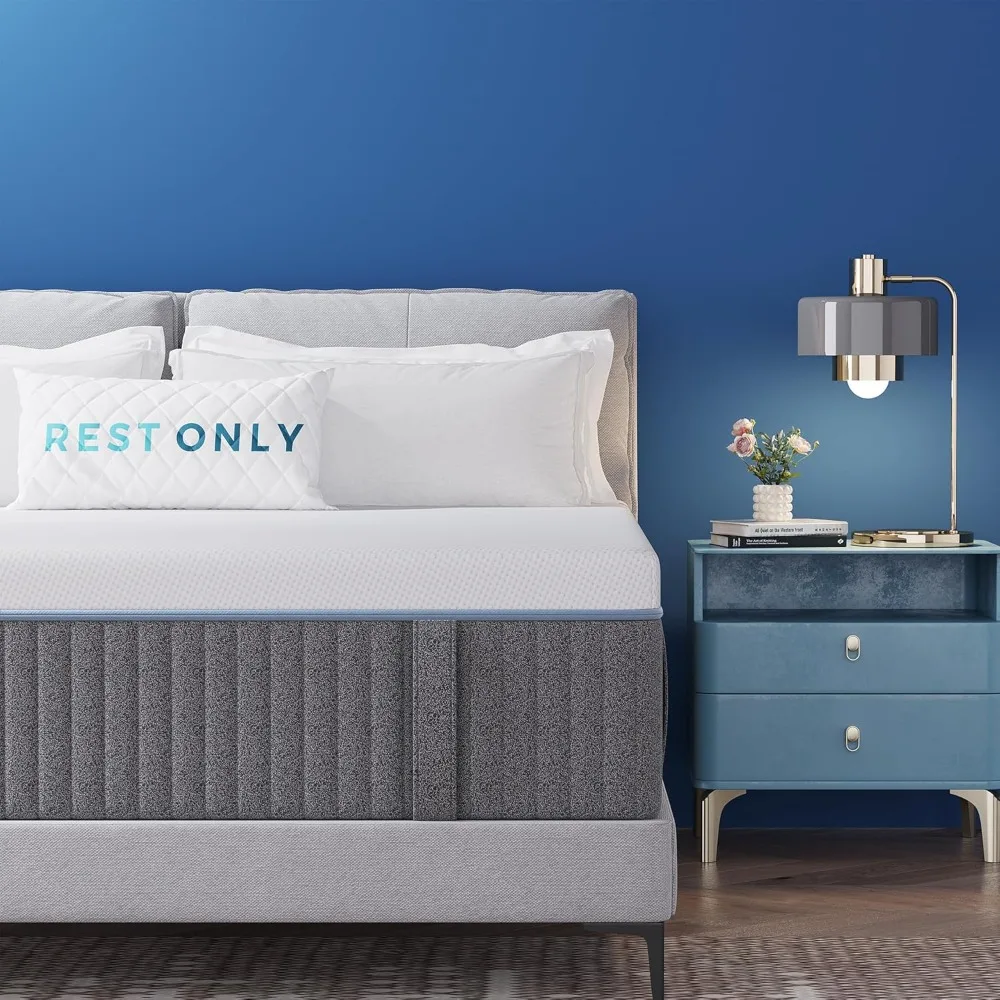 

"double mattress in a box: 12-inch pocket spring memory foam for comfortable sleep and pressure relief"