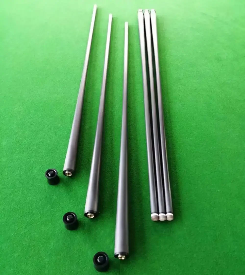 Pool Cue Stick Shafts in Stock Billiard Shaft Carbon Fiber Black Technology 12mm 12.9mm 12.4mm Tip for Pool Cue Ready to Ship