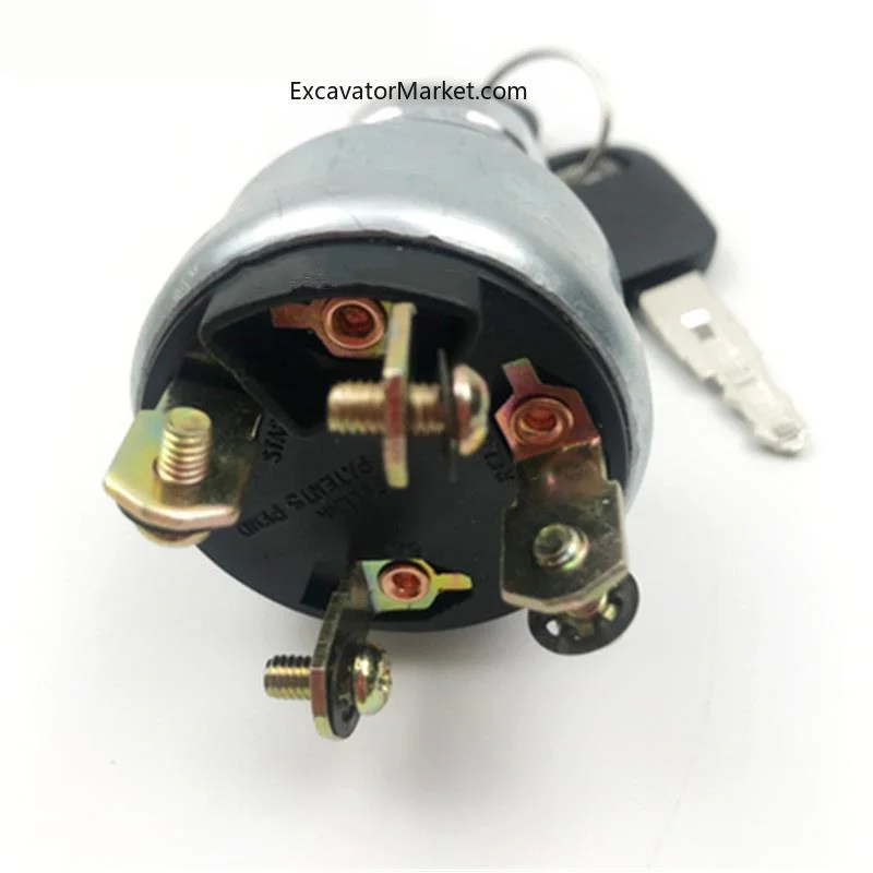 For Caterpillar CAT E320D/C/329/326/330D/336D/349D2 ignition switch electric door lock 4/6 wire connection glue Excavator Parts