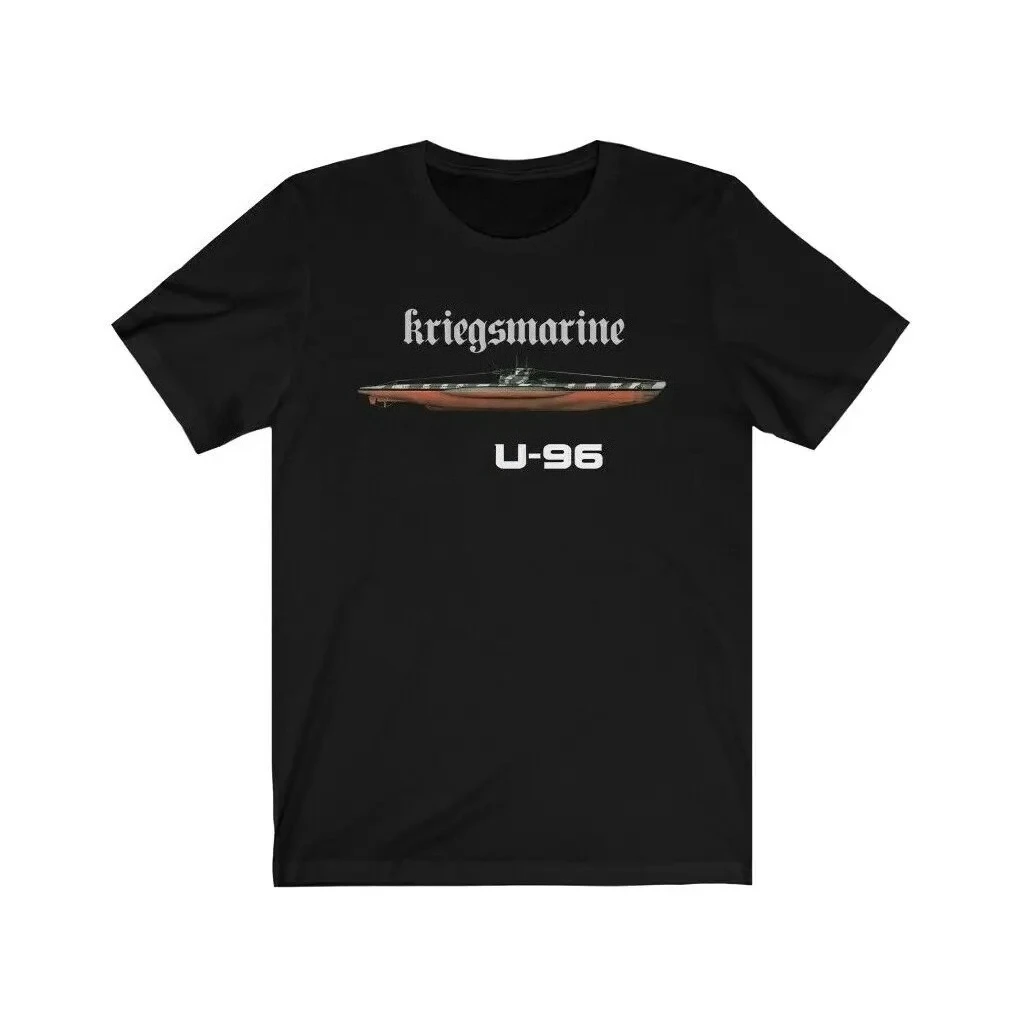 

Naval U-boat U-96 Submarine T-Shirt. Premium Cotton Short Sleeve O-Neck Mens T Shirt New S-3XL
