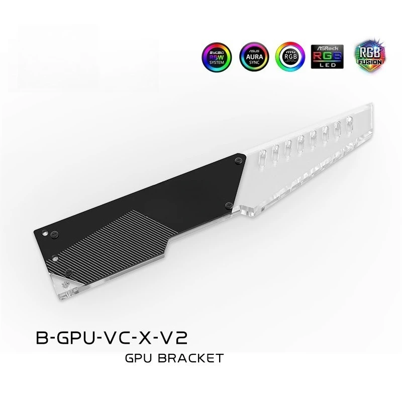 Acrylic Colorful Graphics Card Bracket, Graphics Card Jack, Graphics Card Bracket