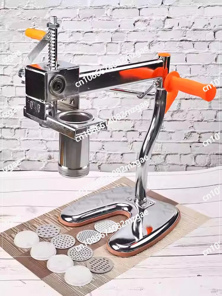 

Ручная машина для приготовления лапши из нержавеющей стали, портативная двухосная машина для изготовления лапши, 10 видов пасты