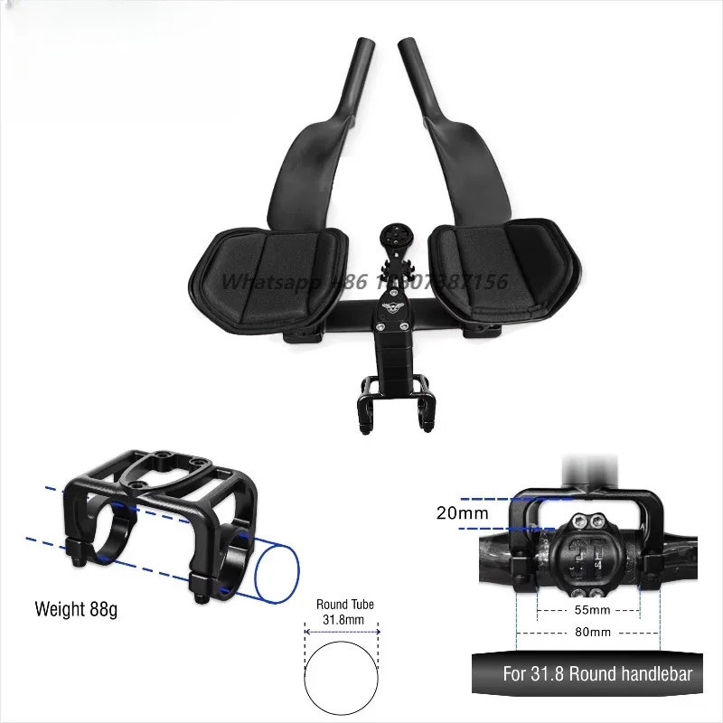 

T700 AERO Carbon Bicycle Rest bar for 31.8 Round Handlebar