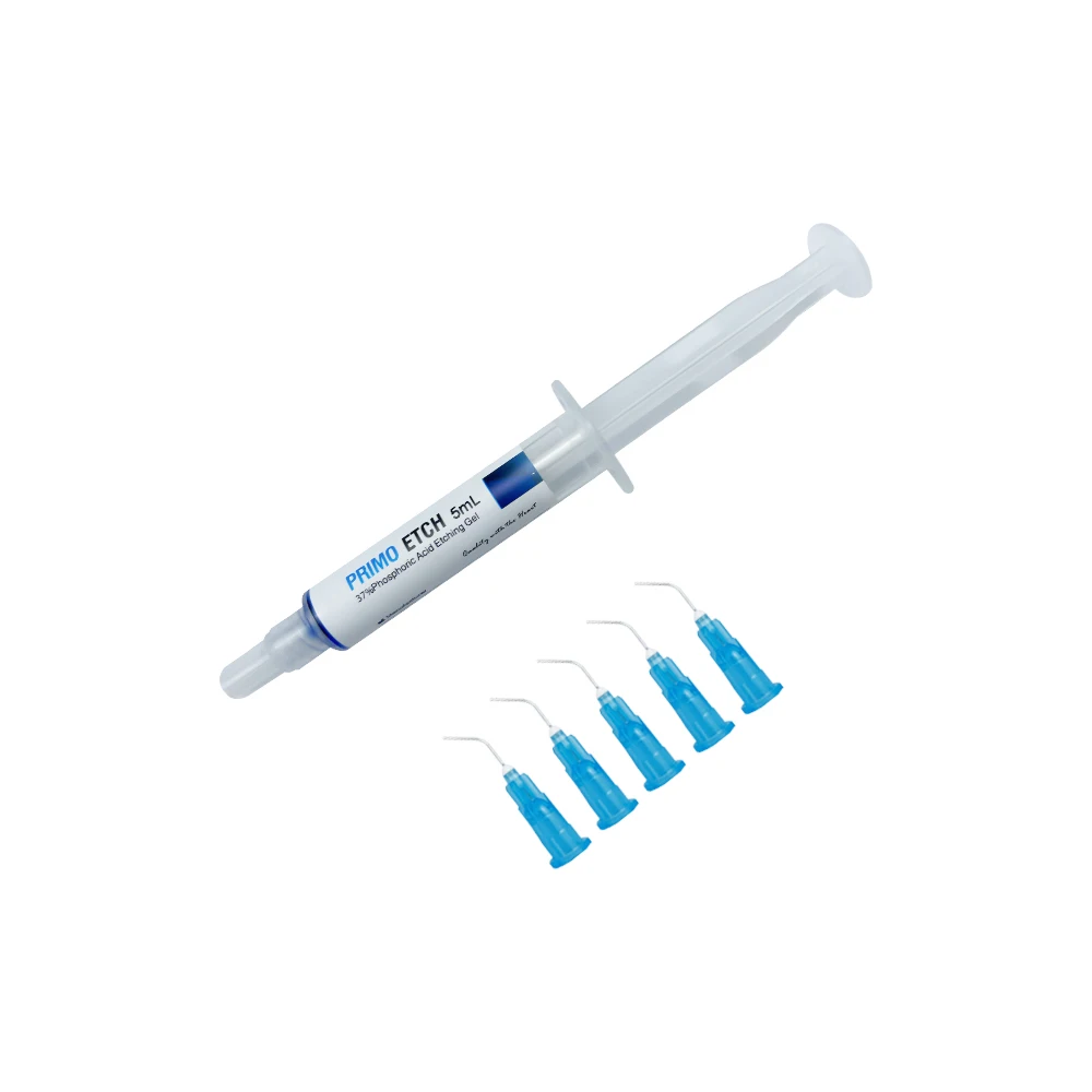 5ml 37% dentystyczny niebieski żel do trawienia kwasu fosforowego do leczenia zębiny i szkliwa za pomocą 5 szt. Końcówek do nawadniania