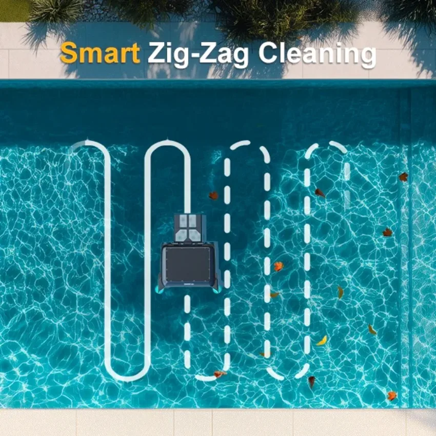 Solar Pool Skimmer Robot With Auto Docking,15H Runtime 6L Capacity, Pool Cleaner For Above & Inground Pools