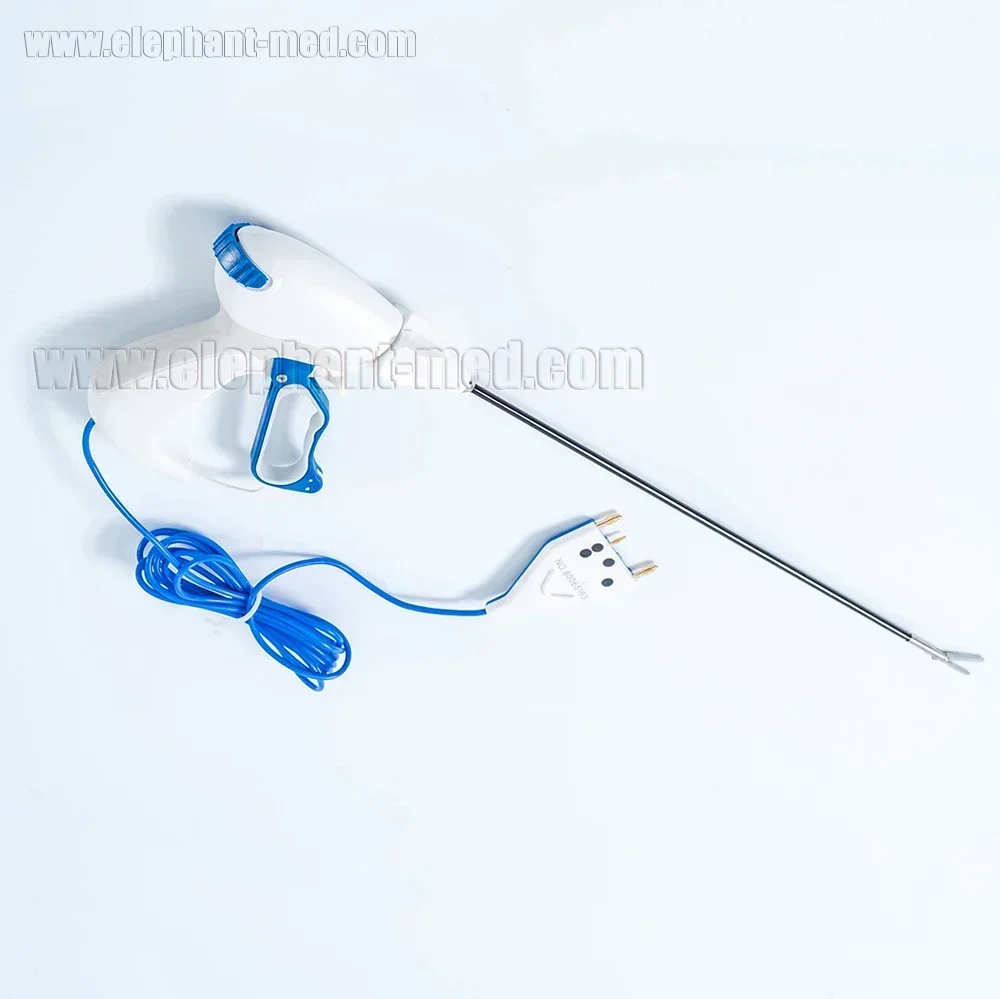 Clara Tools Store2025.4 Laparoscopic Bipolar Vessel Sealer Cutter Forceps With Golden Curved Jaw 5mm   Clara Tools Stor