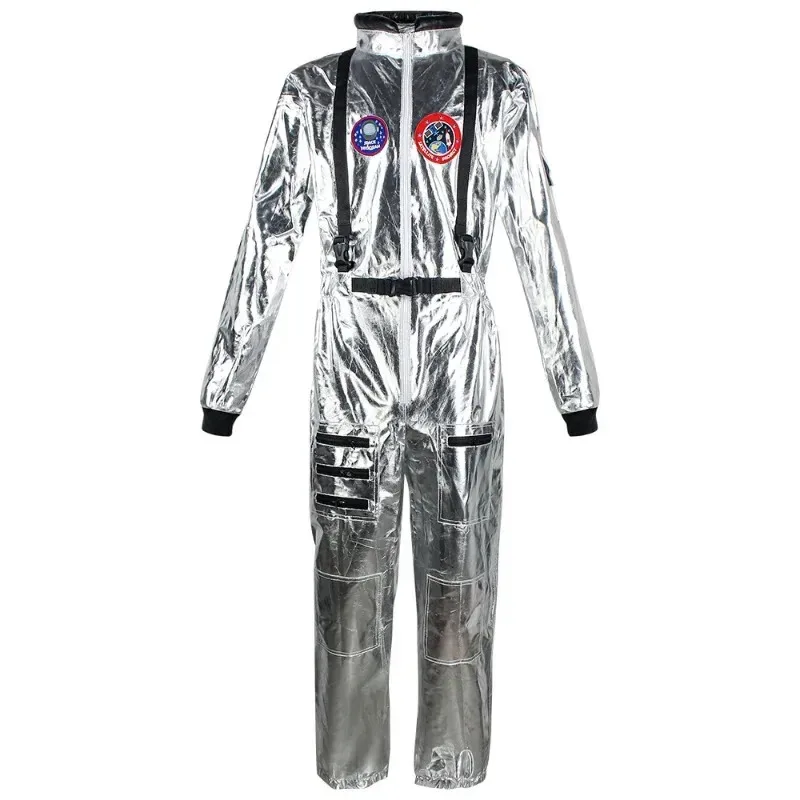 Astronaut pilot Cosplay costume Masqueerade Alien Spaceman Fancy Jumpsuit Space suit Role Play Dress up Pilots Uniforms