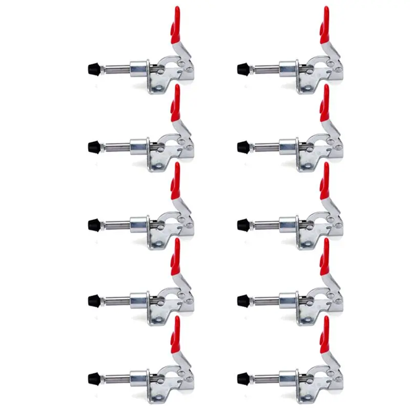 

*CLOS 10Pcs Hand Tool Toggle Clamp Vertical Clamp Stroke Push Pull 301AM GH-301AM