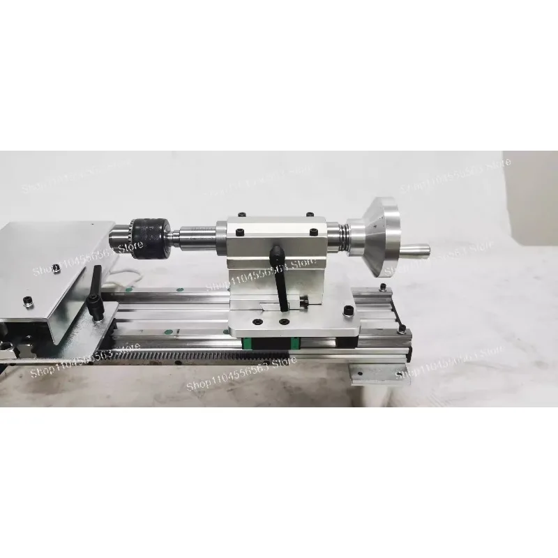 Single Chuck Billiards Repair Machine - Dual Rail Multi-Function Tool for Cue Tip/Ferrule/Weight Modification