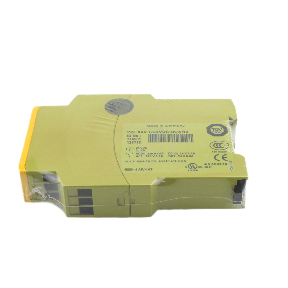 Untuk Modul Relai Pengaman Pilz 774581 PZE X4V 1/24VDC dalam Kotak