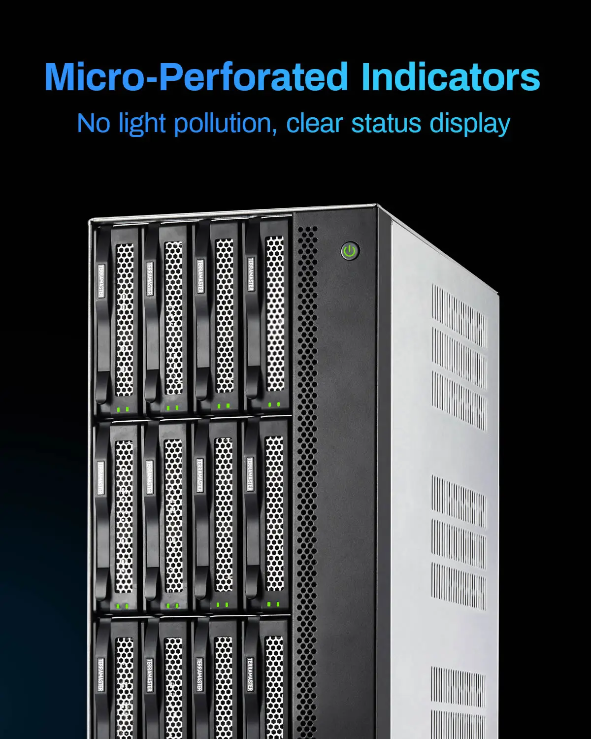 Terramaster-NAS T12-500 Proストレージ,ディスクレスネットワーク接続ストレージ,12ベイコア,i7 1255u,10コアCPU, 16GB DDR5