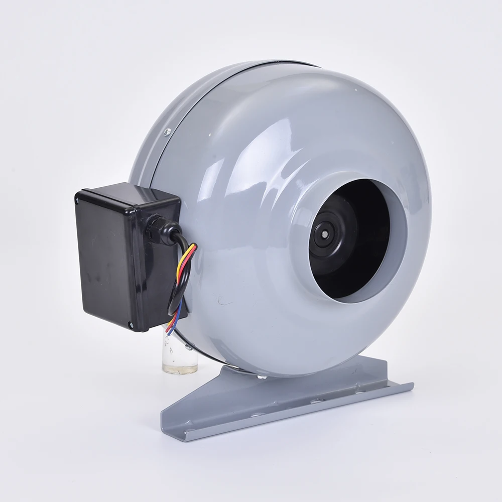 

160mm 24V Brushless Inline Air Duct Fan Centrifugal Blower Tube Exhaust Centrifugal Belt Shell