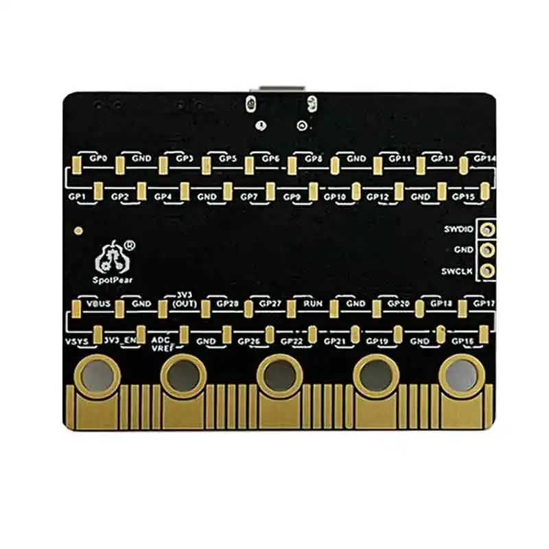 Raspberry Pi Pico RP2040 RP2350 bit board Size & Port high Compatible BBC micro bit