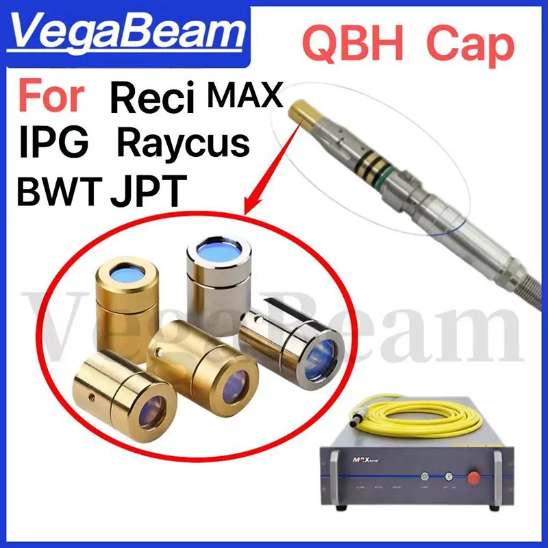 

Raycus Max Reci Laser Source Protection Window Lens QBH Protective Cap Laser Welding/Cutting Optical Fiber Cable Crystal IPG BWT