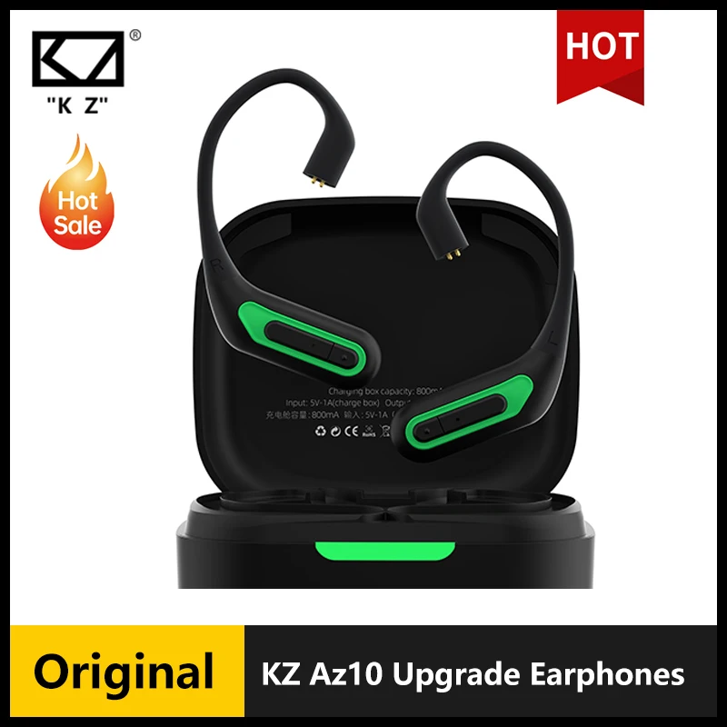 KZ Az10 Upgrade Wireless Earphones Bluetooth-compatible 5.2 Cable Wireless HIFI Ear Hook Headset Sport Cancelling Headphones