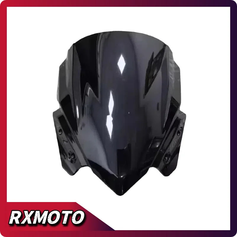 

For Kawasaki Z650 Z 650 2017 2018 2019 Motorcycle Windshield Double Bubble Windscreen Screen Front Wind Deflectors Black Iridium