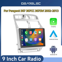2 Din Car Radio For Peugeot 307 307CC 307SW 2002-2013 Wireless 9” Carplay Android Auto GPS WIFI RDS FM APP Android 14 Car Multimedia Video Player