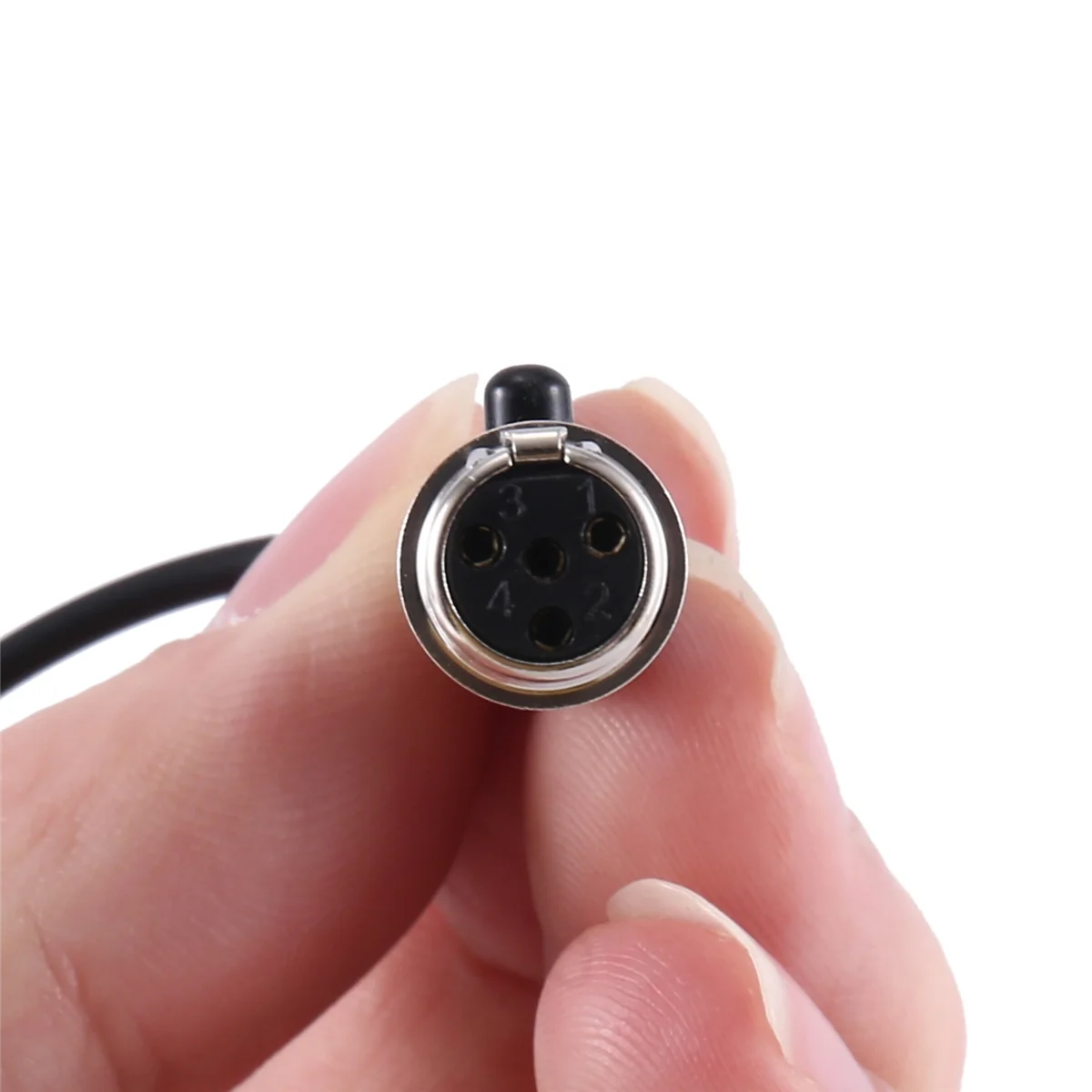 Professional Lavalier Lapel Tie Clip Condenser Microphone 4Pin Mic for Shure Bodypack 4 Pin XLR