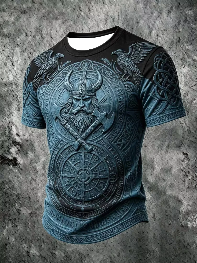 Summer Viking Clothing - قميص رجالي صيفي 2026 الأكثر مبيعًا