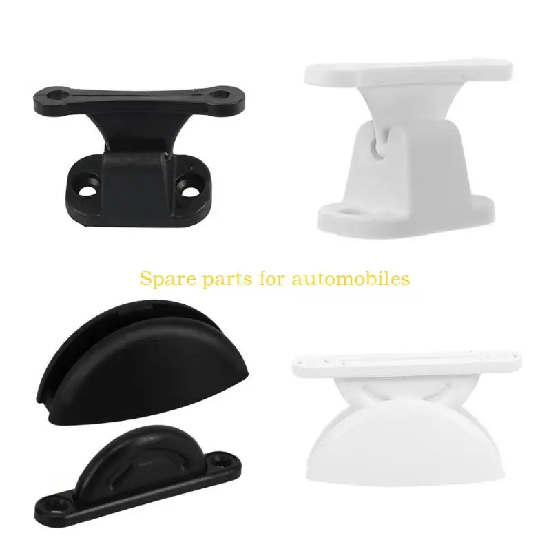 

H58F Set Of 2 Nylon Door Stoppers Catches Limiter Suitable For Caravans Easy Installation Enhanced Stability Improved Safety