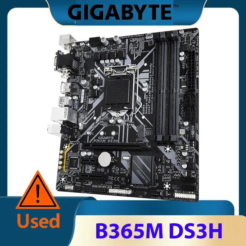 

GIGABYTE B365M DS3H LGA1151/Intel/Micro ATX/USB 3.1 Gen 1, USB3.0, тип A/DDR4/материнская плата